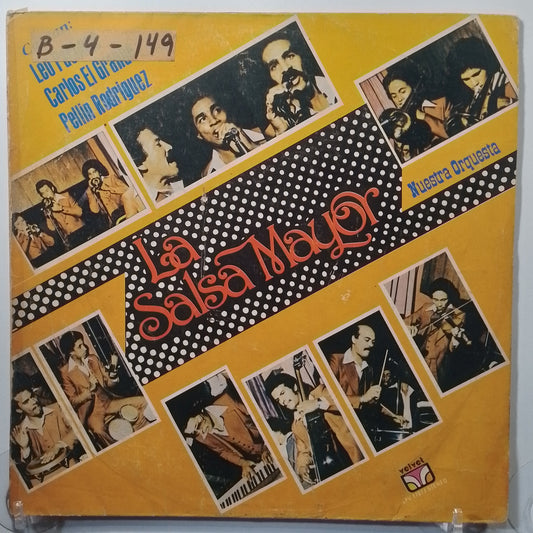 lp nuestra orquesta la salsa mayor Leo Pacheco carlos el grande pellin rodriguez made peru 1979 latin salsa