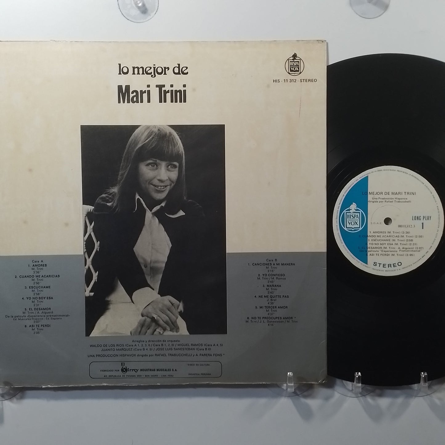lp mari trini lo mejor de mari trini made peru 1976 pop latin