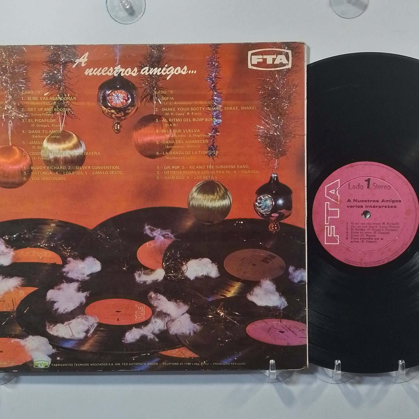 lp a nuestros amigos los ecos los iracundos otto de rojas varios made peru 1980 latin pop cumbia