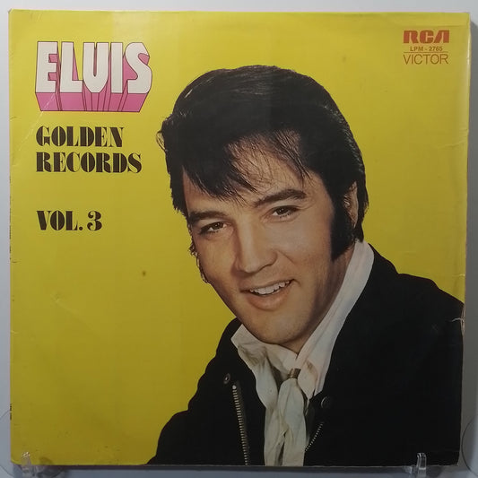 lp Elvis Presley Elvis Golden Records vol 3 made peru 1984 rock blues