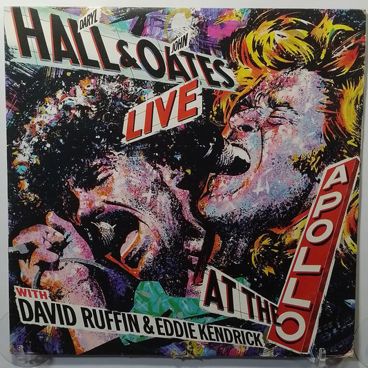 lp daryl hall & john oates with david ruffin & eddie kendricks live at the apollo made venezuela 1985 con insert pop rock