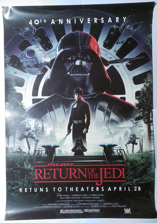 poster cine original star wars el retorno del jedi 40 aniversario