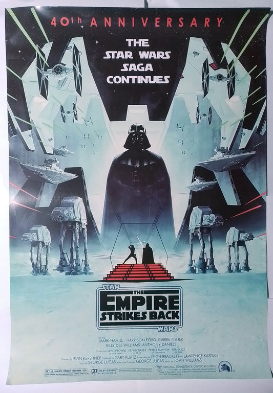 poster cine original star wars el imperio contraataca 40 aniversario