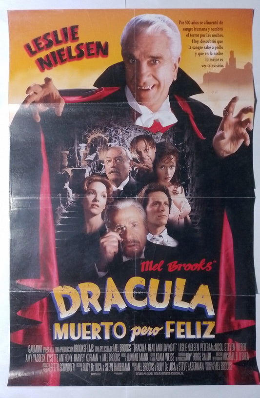 poster cine original dracula muerto pero feliz