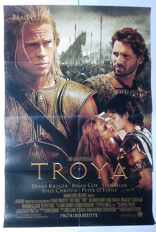 poster cine original troya