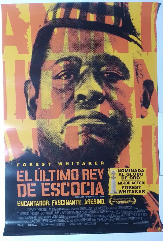 poster cine original el ultimo rey de escocia