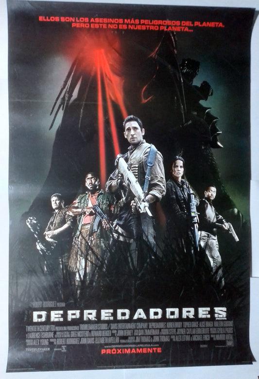 poster cine original depredadores