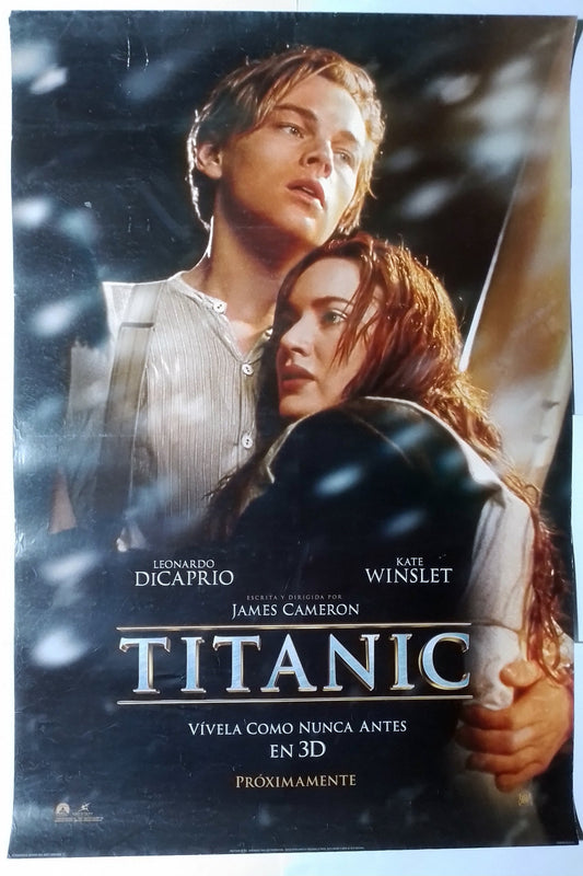 poster cine original titanic 3d