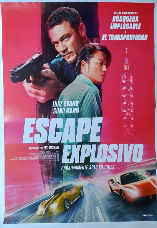 poster cine original escape explosivo