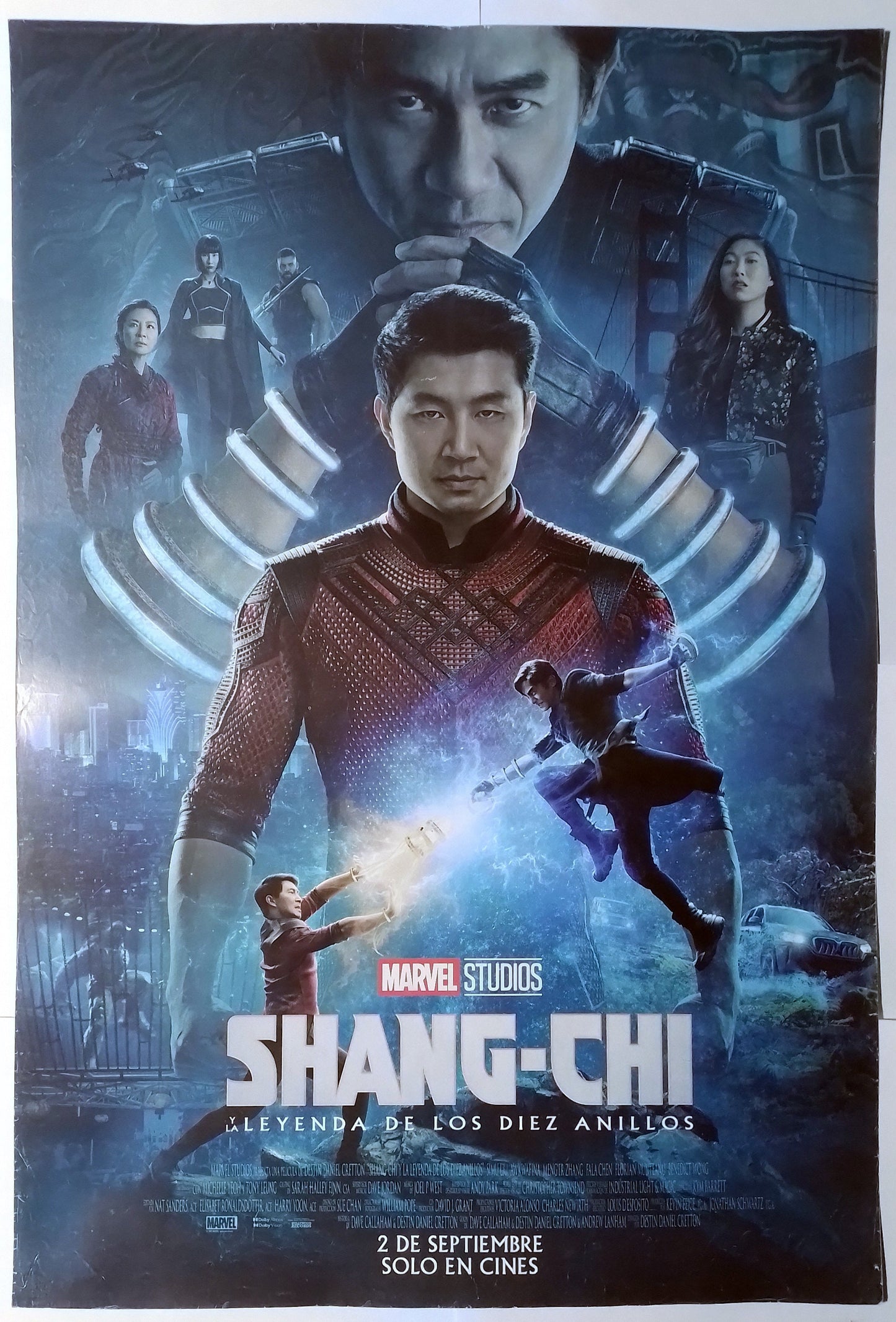 poster cine original shang-chi y la leyenda de los diez anillos