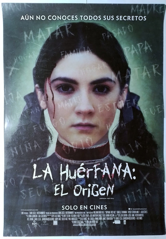 poster cine original la huerfana el origen