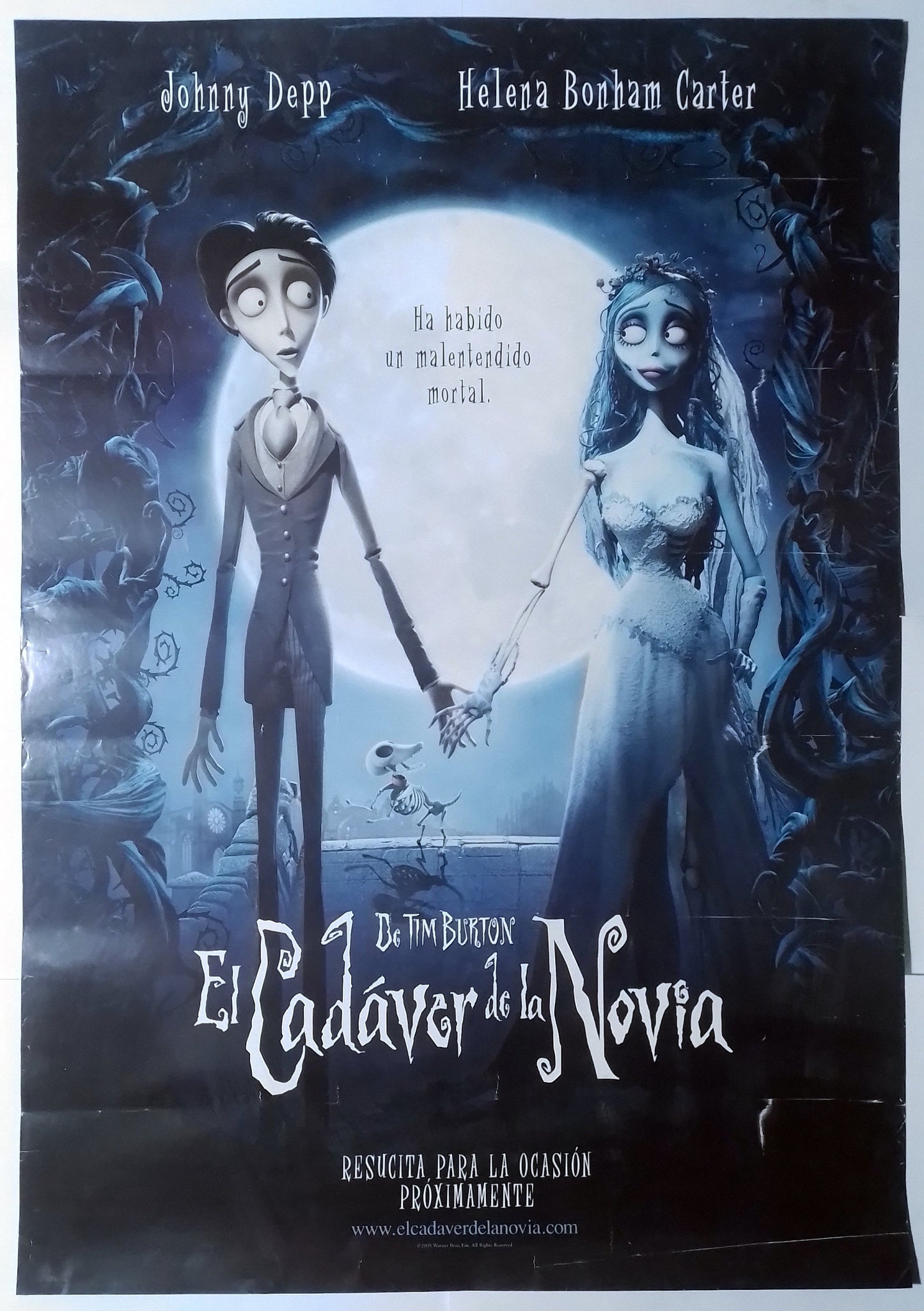 poster cine original el cadaver de la novia