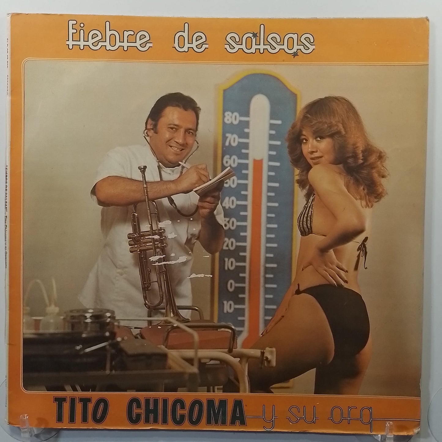 lp Tito Chicoma Y Su Orquesta Fiebre De Salsas made peru 1976 salsa
