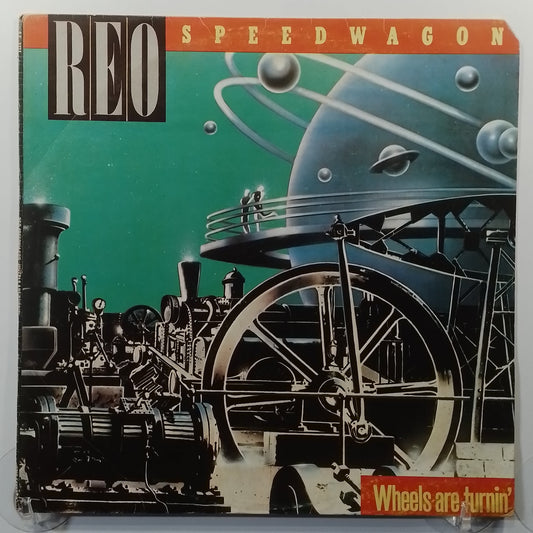 lp reo Speedwagon Wheels Are Turnin made peru 1984 promocional rock