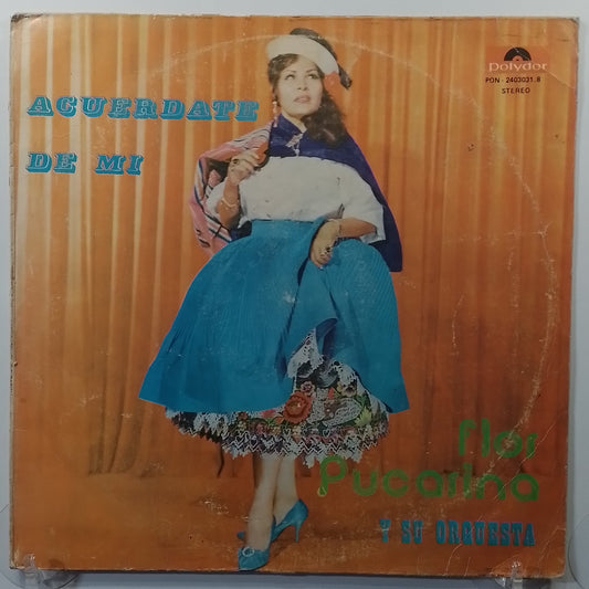 lp Flor Pucarina Acuerdate De Mi made peru 1980 huayno folk