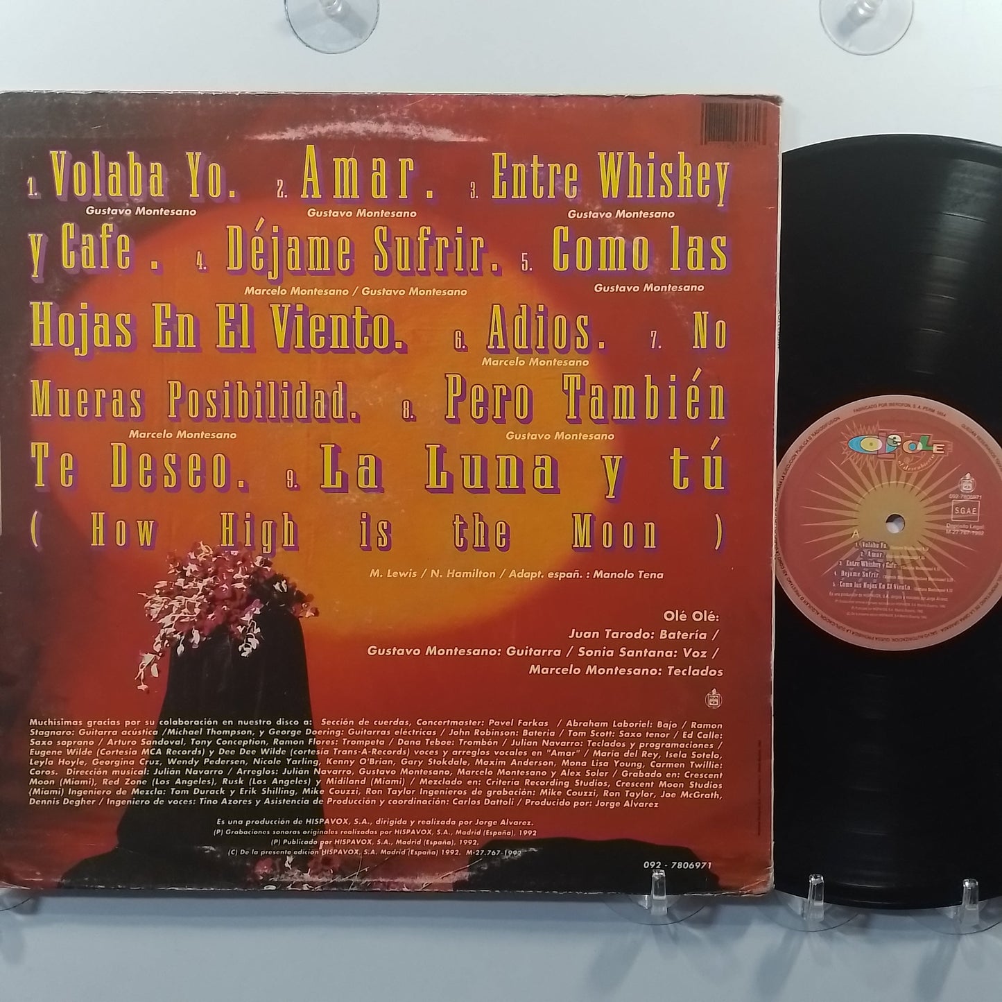lp Ole Ole Al Descubierto made españa 1992 latin pop