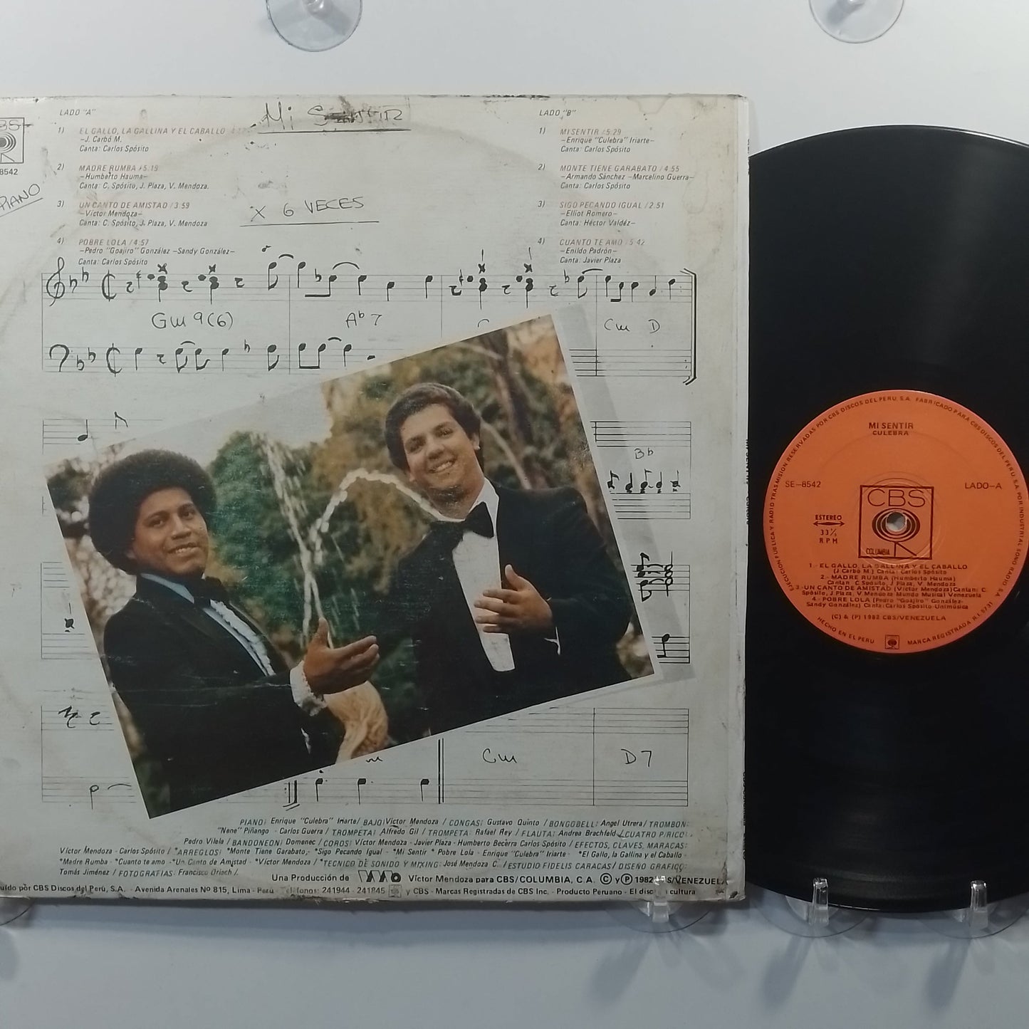 lp Culebra Mi Sentir made peru 1982 salsa