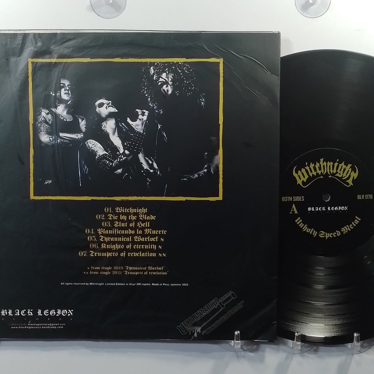 lp Witchnight Unholy Speed Metal made peru 2017 Speed Metal rock