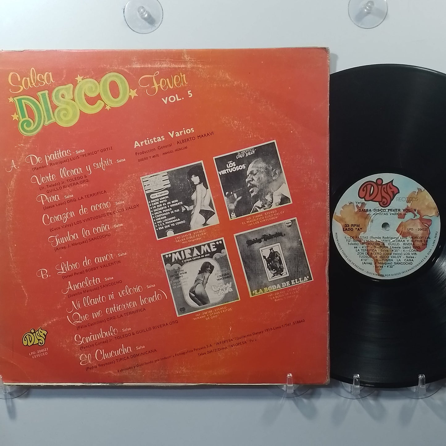lp Salsa Disco Fever Vol 5 Luis Perico Ortiz Bobby Valentin La Terrifica varios made peru 1980 salsa