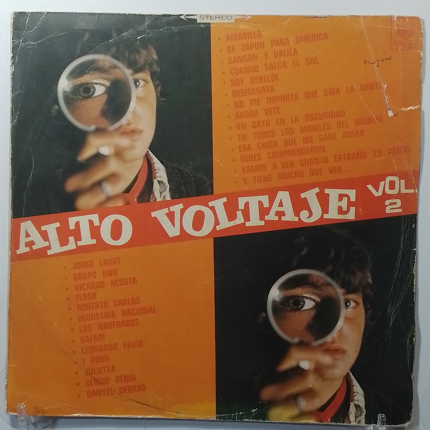 lp Alto Voltaje Vol 2 Jorge Lavat Flash Roberto Carlos varios made peru 1971 latin pop