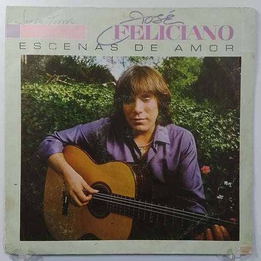 lp Jose Feliciano Escenas De Amor made peru 1982 con insert latin pop