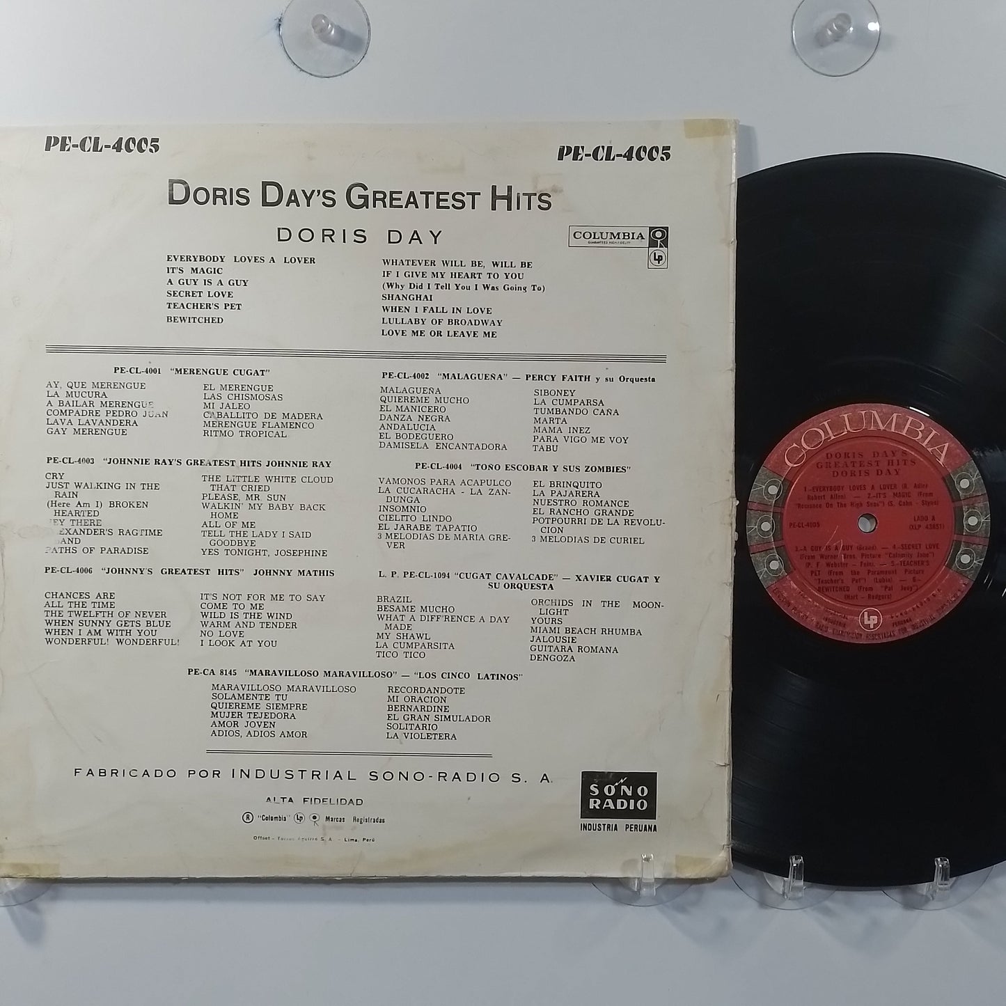 lp Doris Day Doris Day's Greatest Hits made peru 1958 vocal pop