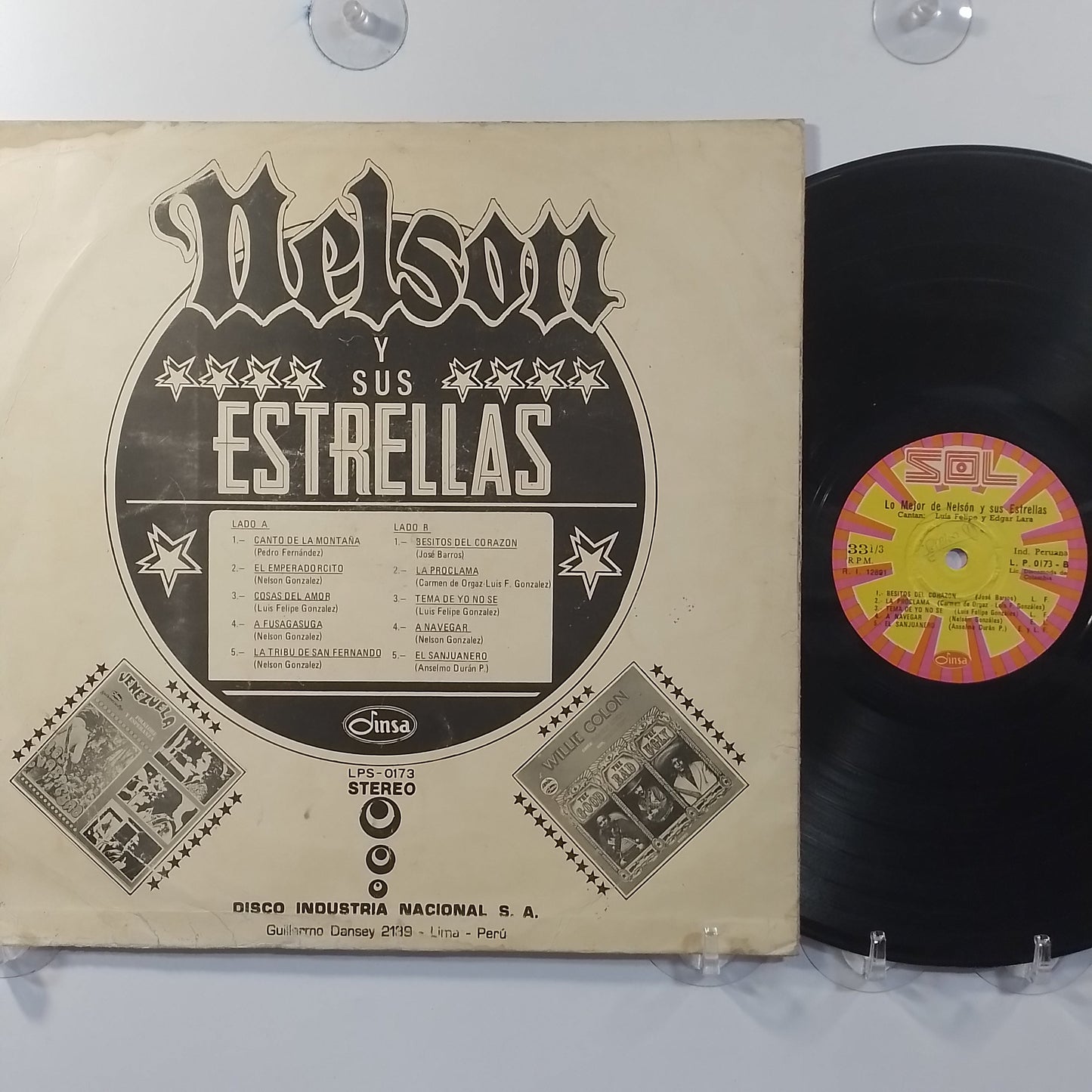 lp Nelson Y Sus Estrellas lo mejor de made peru 1974 latin cumbia