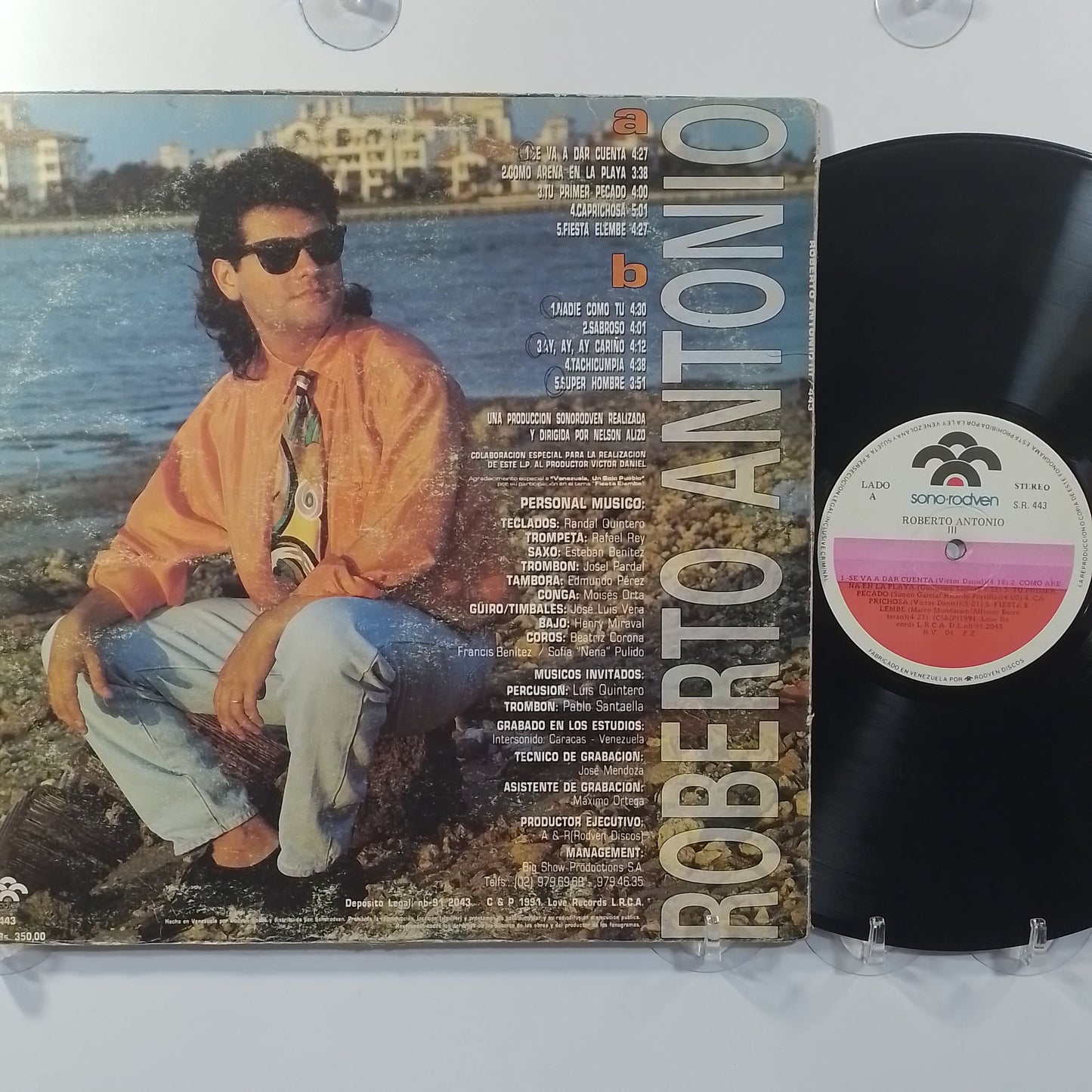 lp Roberto Antonio Roberto Antonio III made venezuela 1991 merengue latin