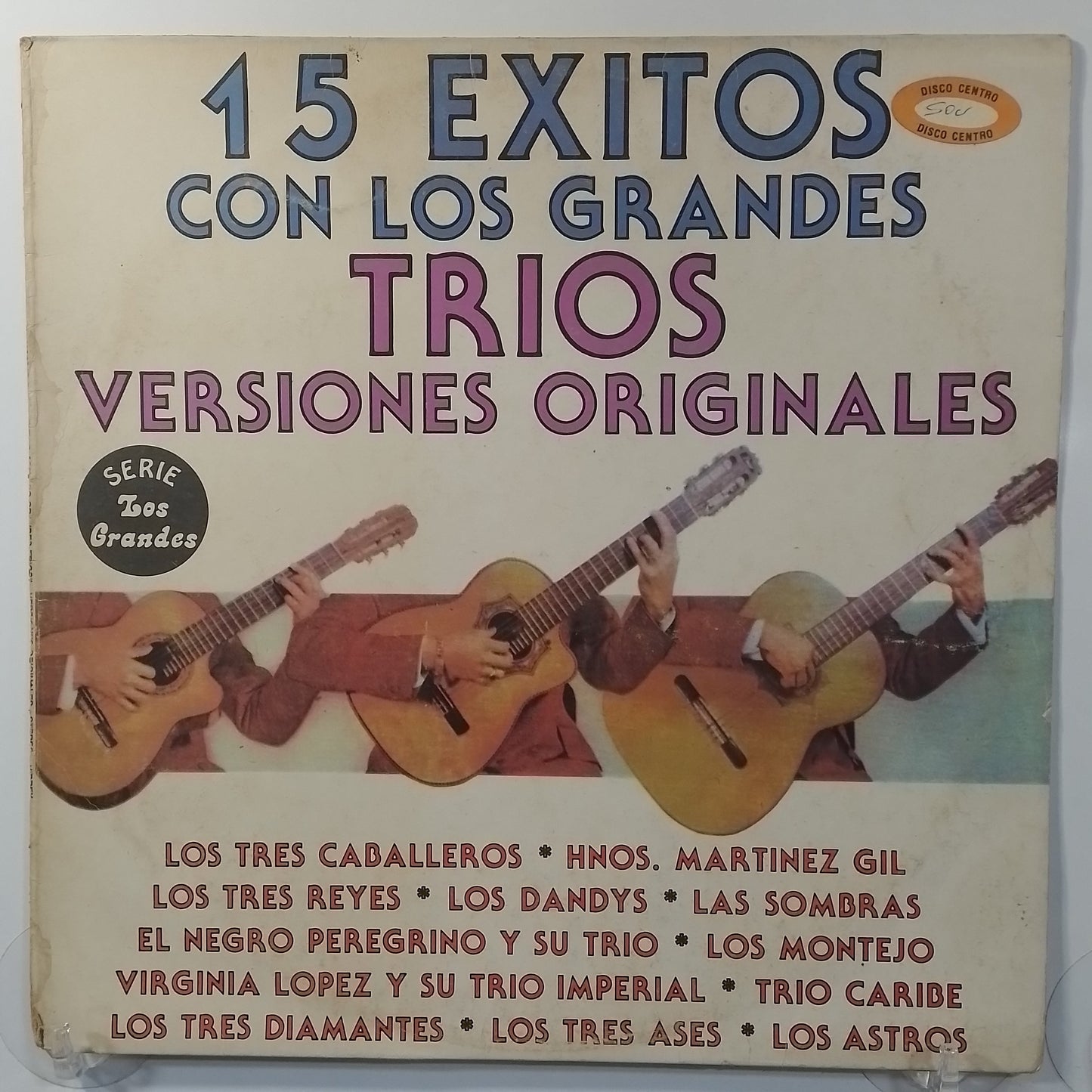 lp 15 Exitos Con Los Grandes Trios Los Tres Diamantes Los Dandys Los Tres Ases varios made peru 1984 bolero latin