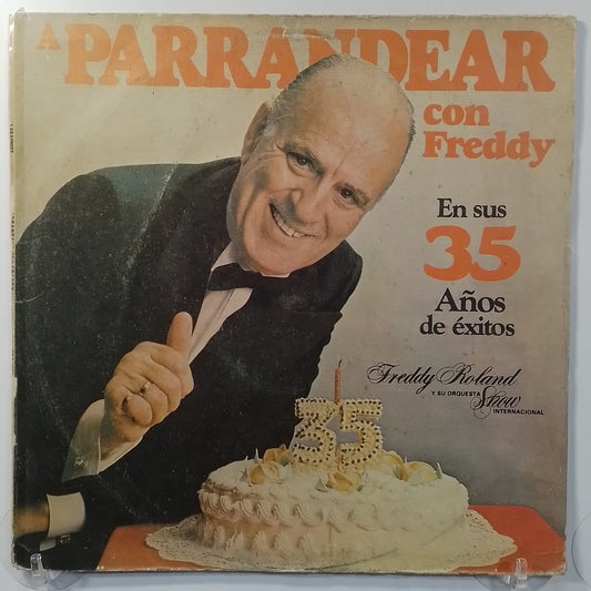 lp Freddy Roland A Parrandear Con Freddy En Sus 35 Años De exitos made peru 1987 latin cumbia