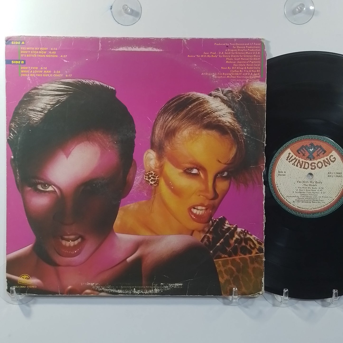 lp The Models Yes With My Body made usa 1980 Synth pop