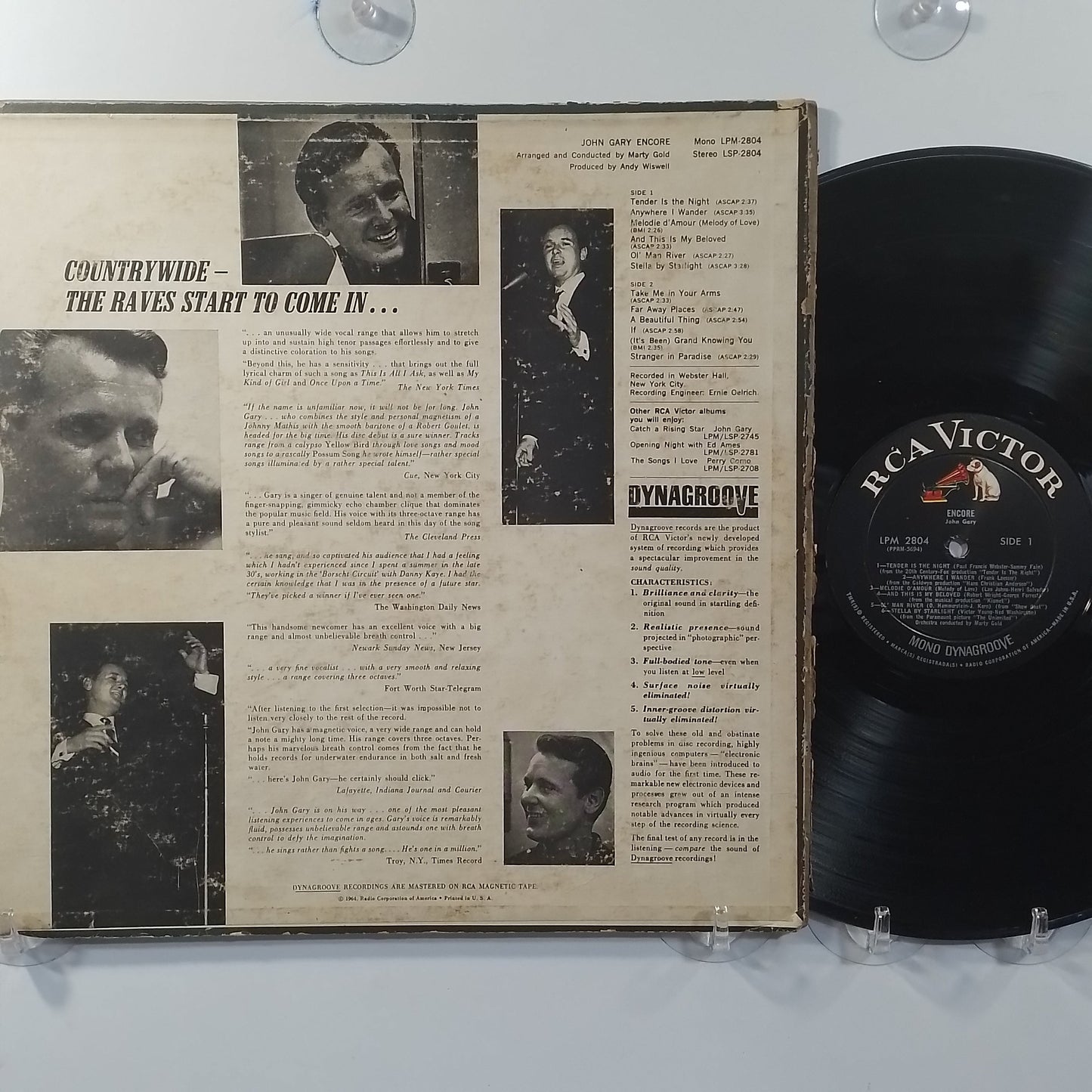 lp John Gary Encore made usa jazz pop
