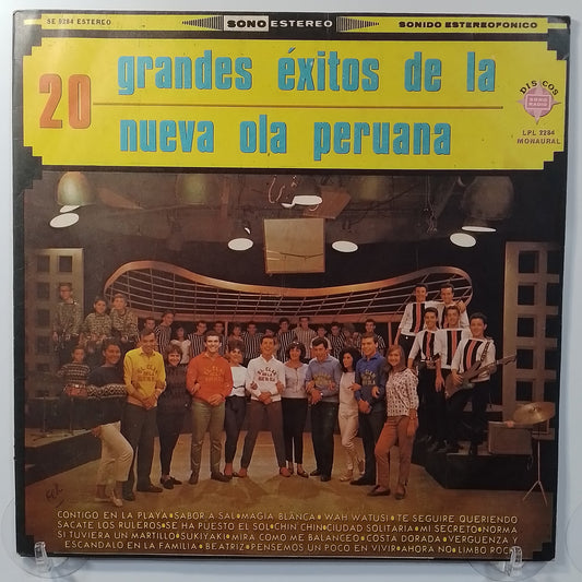 lp 20 grandes exitos de la nueva ola peruana jorge conty jimmy santy gustavo hit moreno varios made peru 1967 rock latin