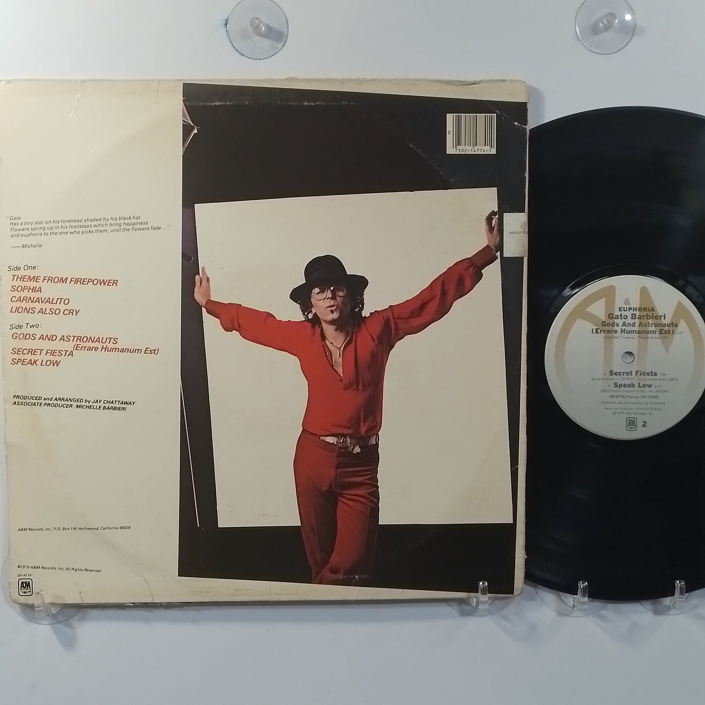 lp Gato Barbieri Euphoria made usa 1979 jazz