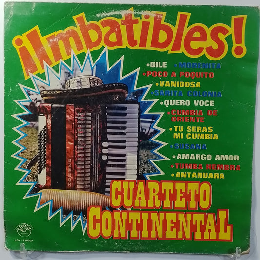 lp Cuarteto Continental Imbatibles made peru 1985 latin cumbia