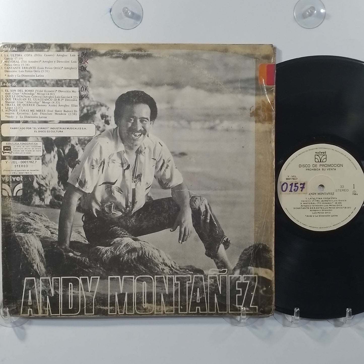 lp Andy Montañez Andy Montañez made peru 1986 promocional salsa