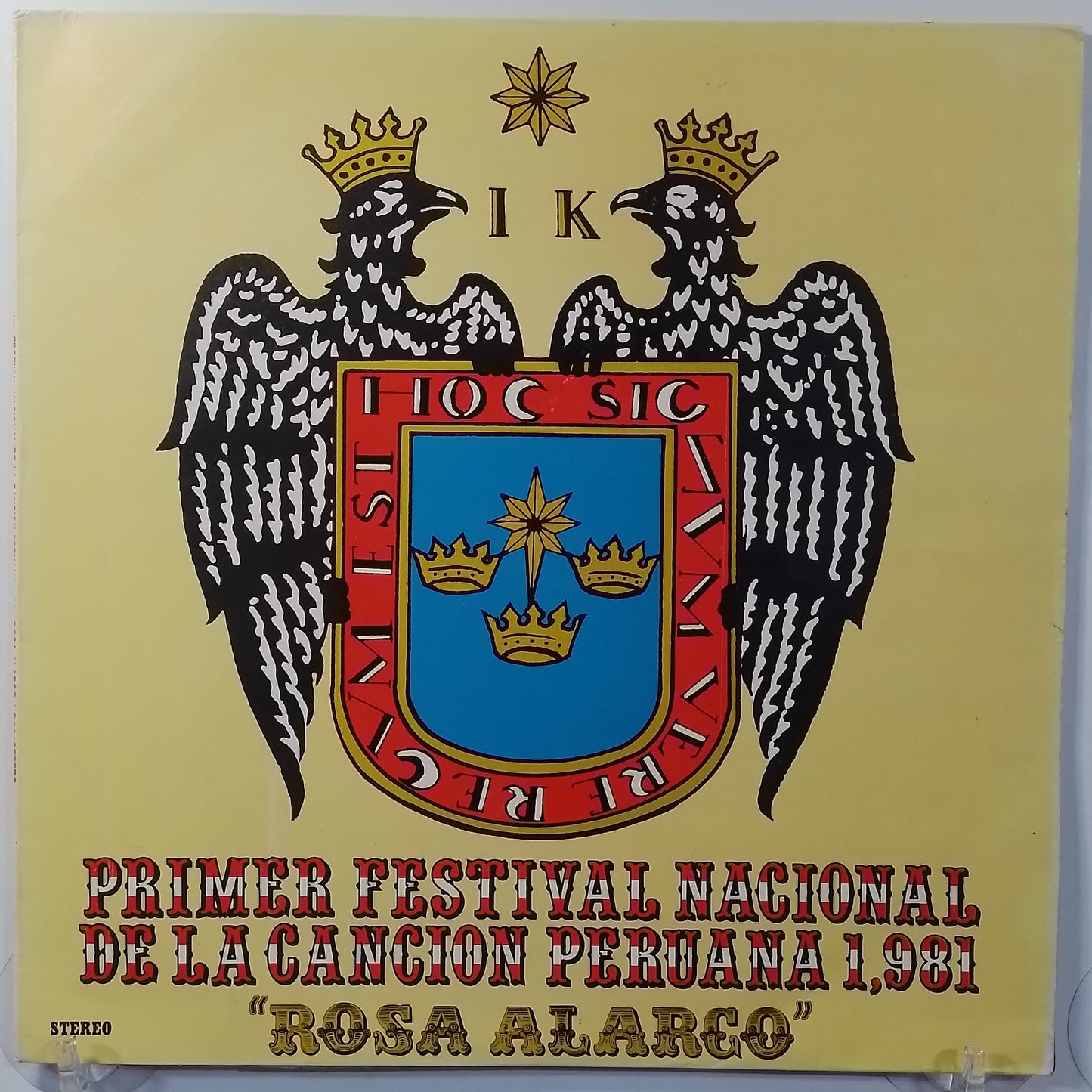 lp primer festival de la cancion peruana 1981 porfirio gonzales bertha barbaran lidia baldoceda varios made peru 1981 huayno vals folk