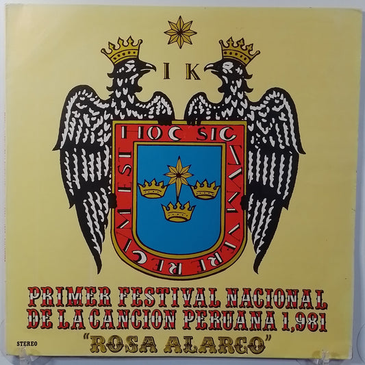 lp primer festival de la cancion peruana 1981 porfirio gonzales bertha barbaran lidia baldoceda varios made peru 1981 huayno vals folk