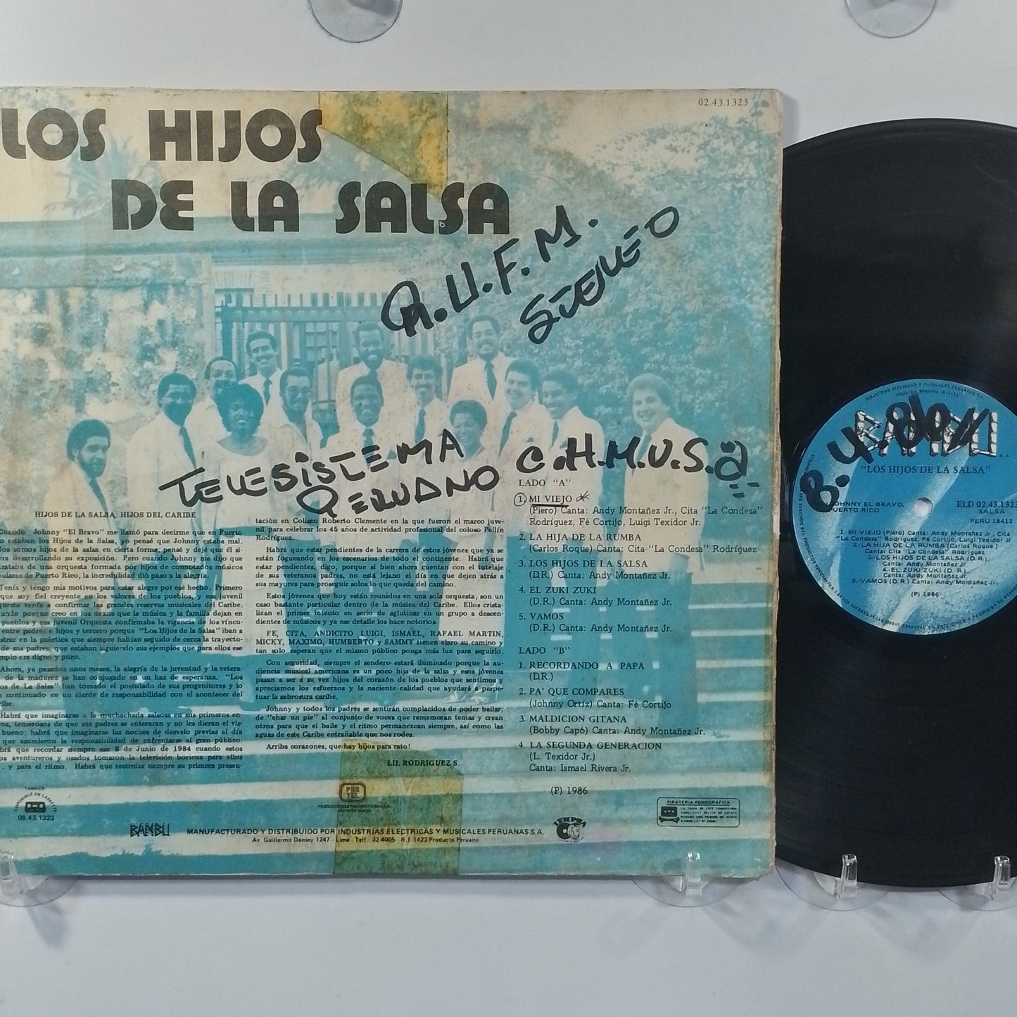lp Los Hijos De La Salsa Los Hijos De La Salsa made peru 1986 promocional latin salsa