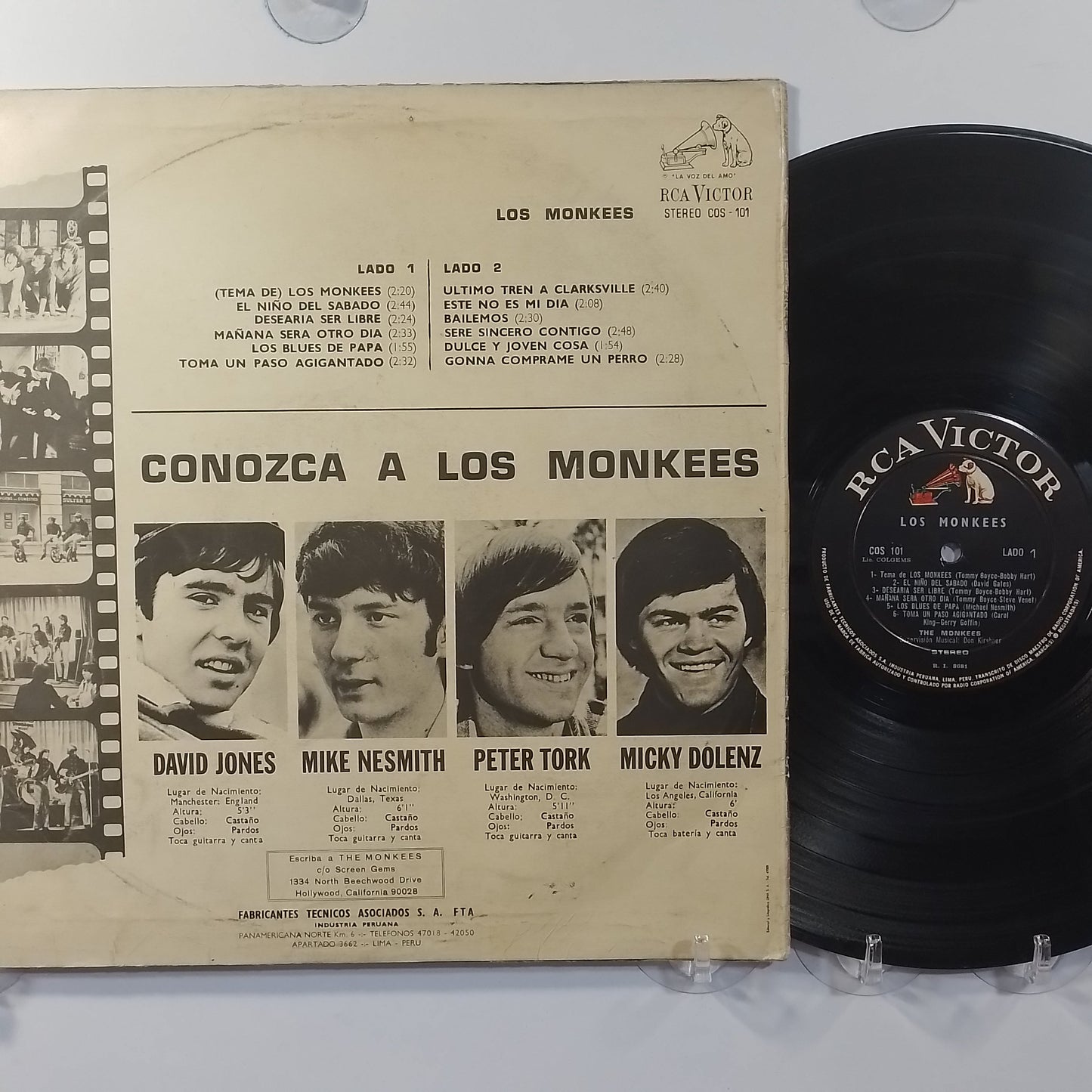 lp the Monkees The Monkees made peru 1966 rock pop
