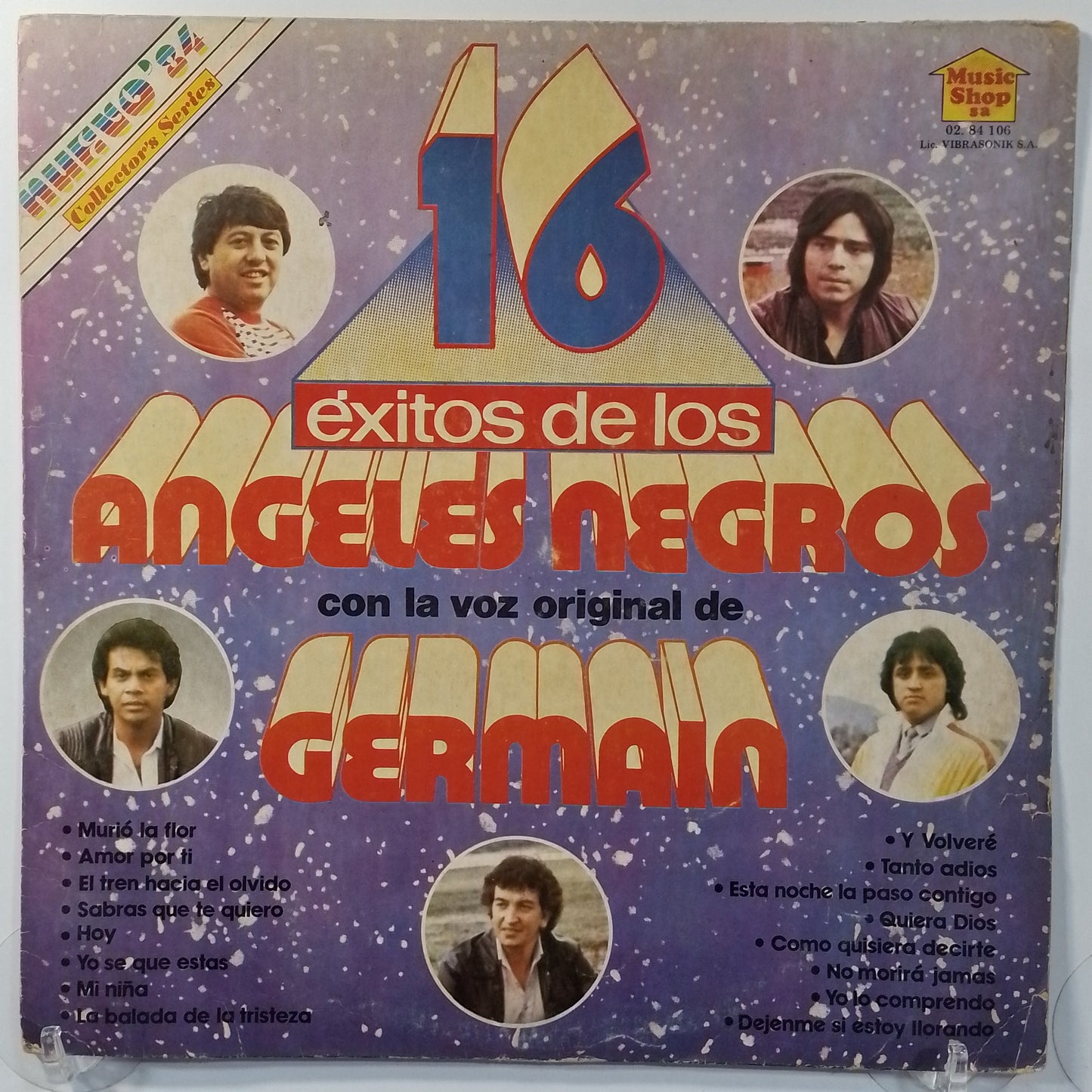 lp Los Angeles Negros ‎16 Exitos De Los Angeles Negros made peru 1984 latin pop