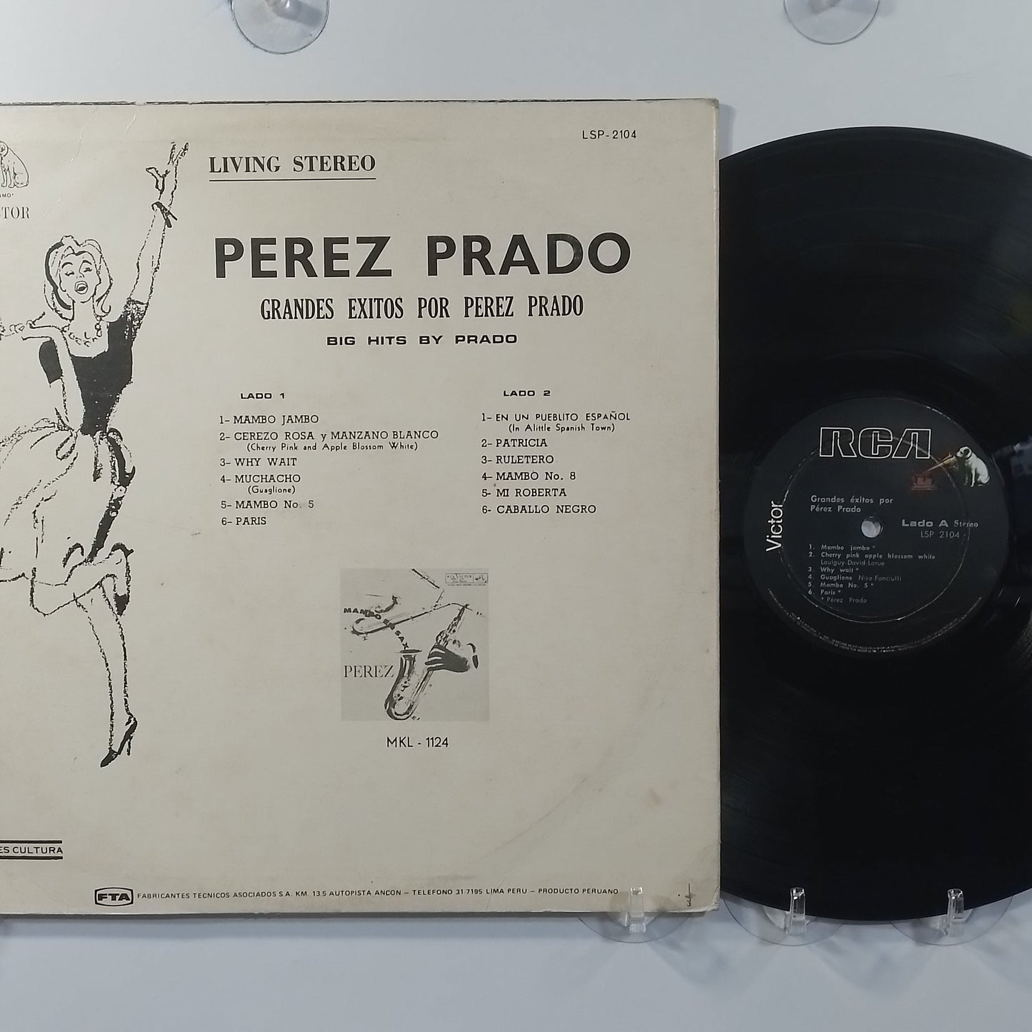 lp perez prado grandes exitos por perez prado made peru 1960 mambo latin