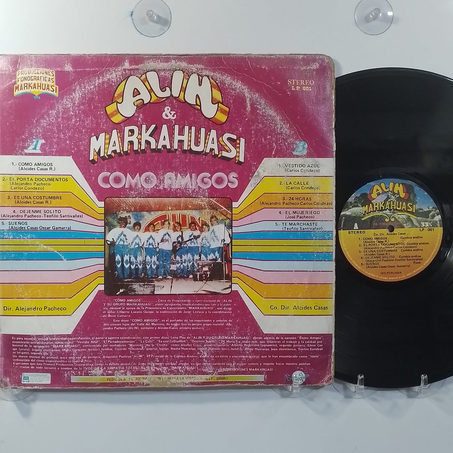 lp Alin Y Markahuasi Como Amigos made peru 1987 latin chicha cumbia