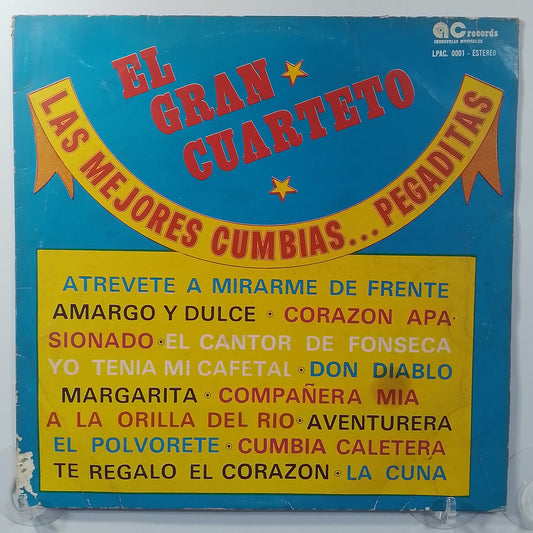 lp El Gran Cuarteto Las Mejores Cumbias Pegaditas made peru 1981 latin cumbia