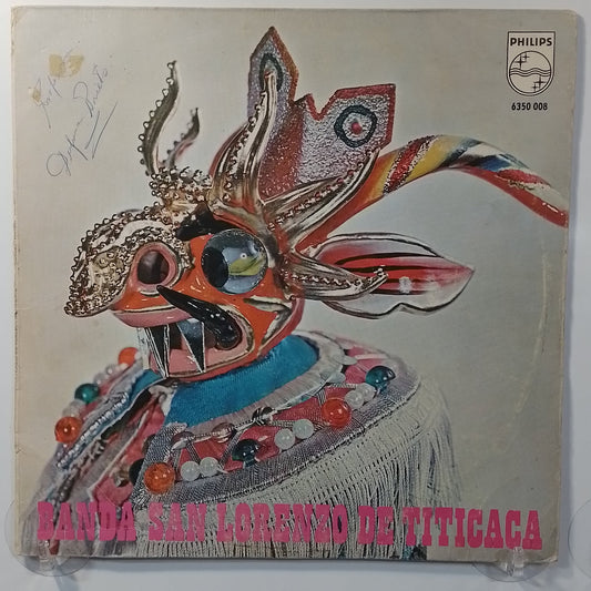 lp Banda San Lorenzo De Titicaca Banda San Lorenzo De Titicaca made peru 1972 andean folk