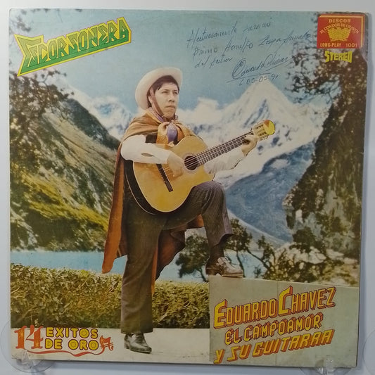 lp eduardo chavez 14 exitos de oro made peru 1980 huayno folk