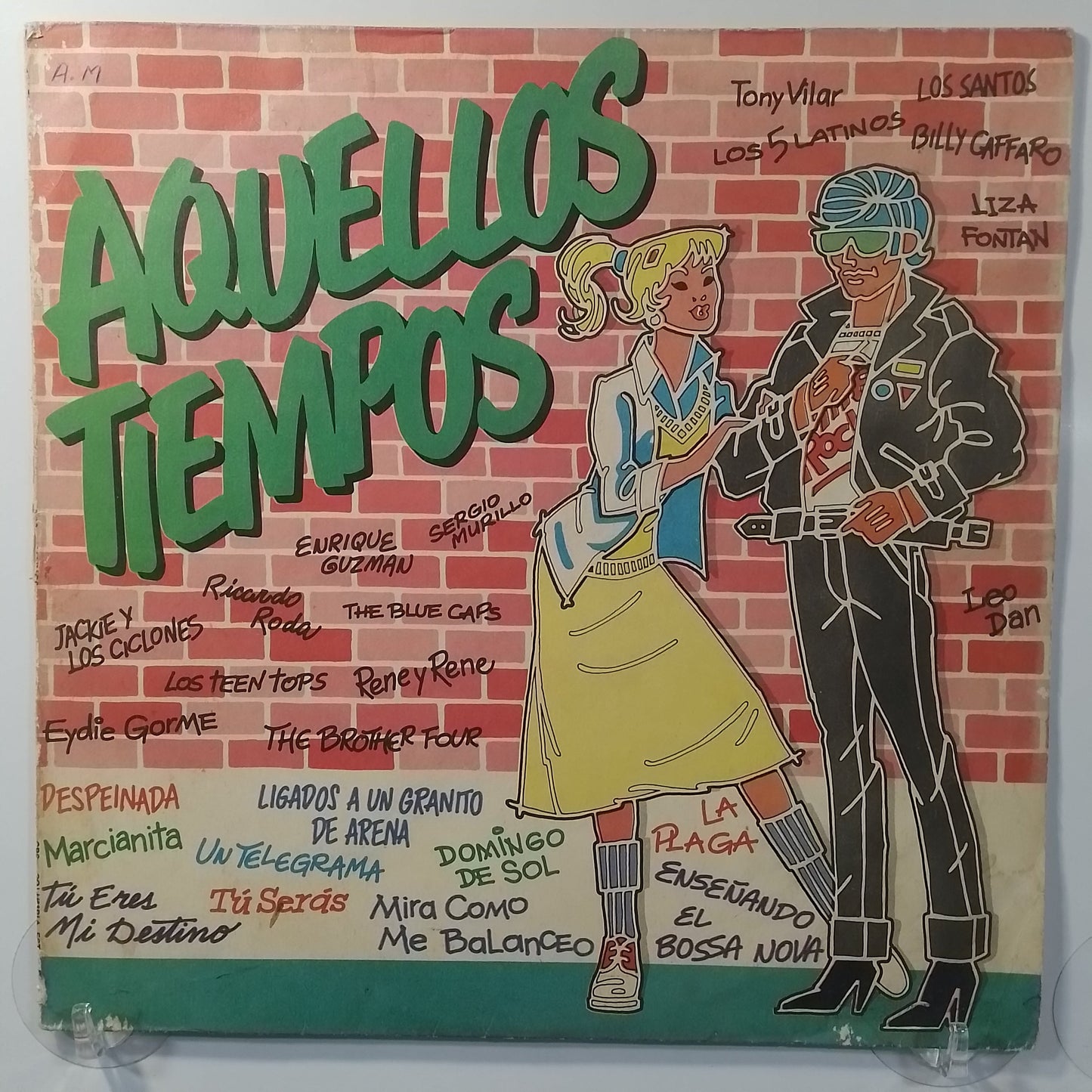 lp aquellos tiempos the teen tops the blue caps varios made peru 1985 latin rock