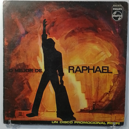 lp raphael lo mejor de raphael un disco promocional philips made argentina 1967 latin pop