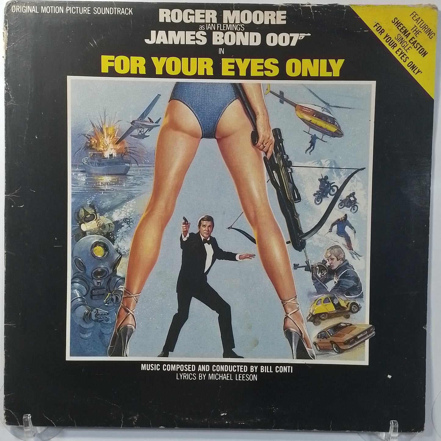 lp james bond 007 For Your Eyes Only sheena easton bill conti made inglaterra 1981 soundtrack