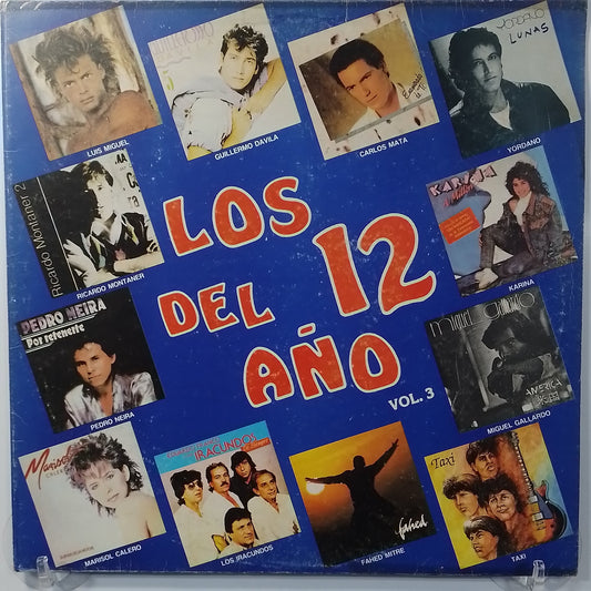 lp los 12 del año vol 3 luis miguel yordano carlos mata varios made peru 1989 latin pop